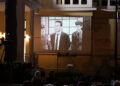 Αποσπάσματα από ταινίες του Νίκου Ξανθόπουλου στη μεγάλη εκδήλωση στη Νέα Ιωνία (φωτ.: Facebook / Δήμος Νέας Ιωνίας)