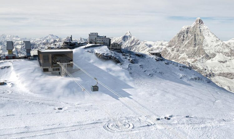 Το τελεφερίκ προσφέρει μια μοναδική θέα στις πλαγιές της Ελβετίας και της Ιταλίας (φωτ.: zermatt.ch)