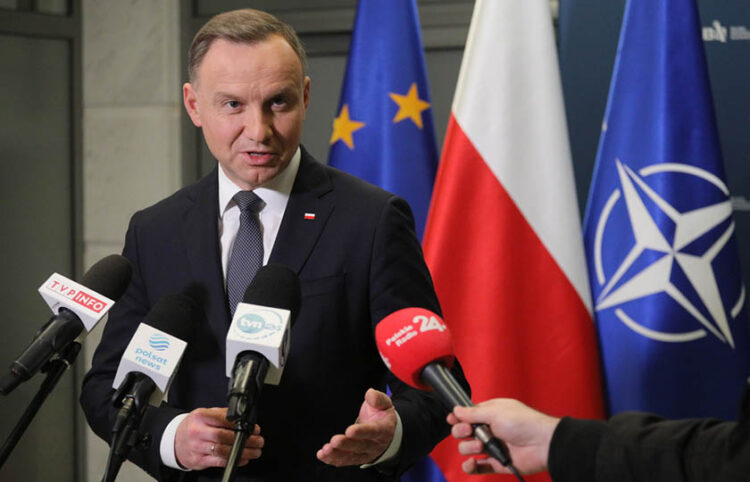 Ο πρόεδρος της Πολωνίας Αντρέι Ντούντα (φωτ.: EPA / Pawel Supernak Poland Out)