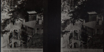 Η Παναγία Σουμελά το 1900, σε καρτ ποστάλ (φωτ.: αρχείο Επιτροπής Ποντιακών Μελετών)