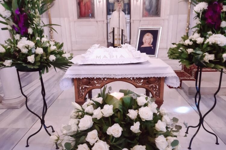 40ήμερο μνημόσυνο της Μαρίας Ψαθά στο Α΄ Νεκροταφείο Αθηνών