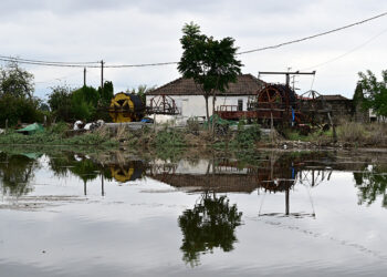 Πλημμύρες στο νομό Καρδίτσας (φωτ.:  EUROKINISSI / Μιχάλης Καραγιάννης)