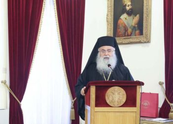 Ο Αρχιεπίσκοπος Κύπρου Γεώργιος (φωτ.: Ιερά Αρχιεπισκοπή Κύπρου)