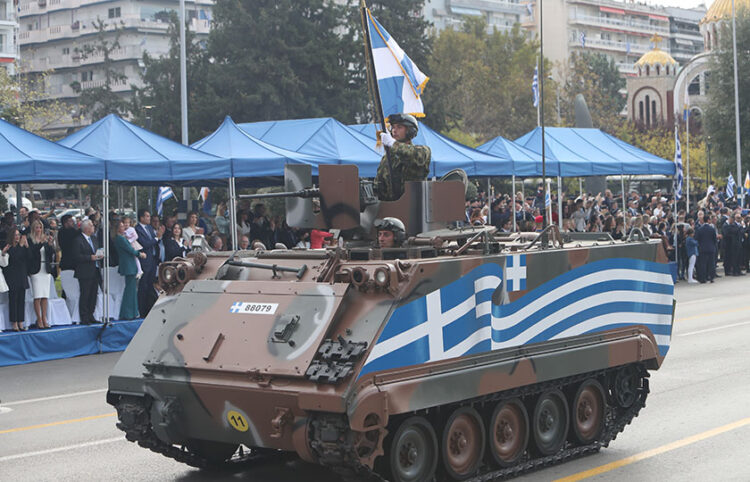 Στρατιωτική παρέλαση για την εθνική επέτειο της 28ης Οκτωβρίου στη Θεσσαλονίκη (φωτ.: ΜΟΤΙΟΝΤΕΑΜ / Βασίλης Βερβερίδης)