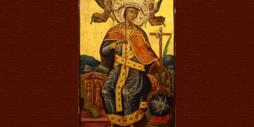Εικόνα της Αγίας Αικατερίνης από τη Μονή στο όρος Σινά (πηγή: Orthodox33 / commons.wikimedia.org)