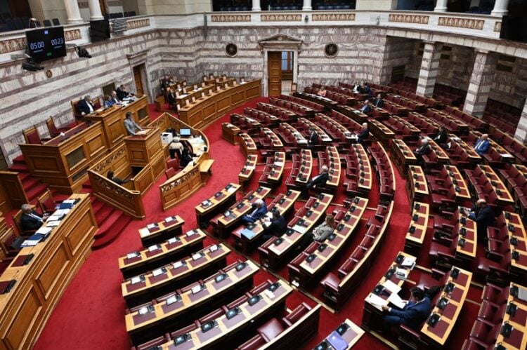 Συζήτηση στην ολομέλεια της Βουλής (φωτ. αρχείου: Eurokinissi/Μιχάλης Καραγιάννης)