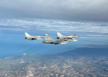 Ελληνικά F-16 στην πολυεθνική αεροπορική άσκηση «Steadfast Noon 2023» (φωτ.: ΓΕΕΘΑ)