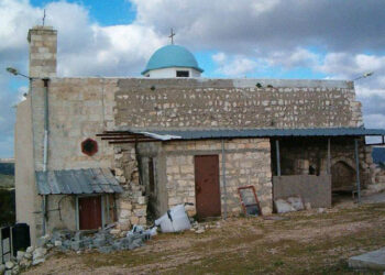 H Παναγία του Ικρίτ, ο ελληνοκαθολικός ναός στο χωριό που ισοπέδωσαν οι Ισραηλινοί το 1951 (φωτ.: X / Open Source Intel)