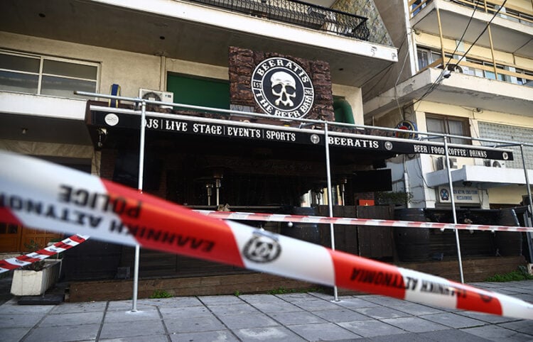 Το μπαρ στο οποίο έγινε το φονικό (φωτ.: EUROKINISSI / Ραφαήλ Γεωργιάδης)