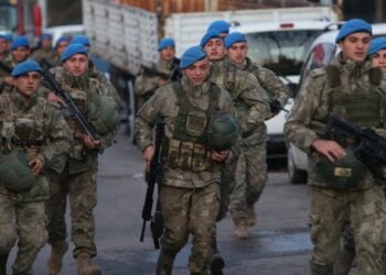 Τούρκοι στρατιώτες στην πόλη Αντιγιαμάν, στη νοτιοανατολική Τουρκία (φωτ. αρχείου: EPA/Necati Savas)