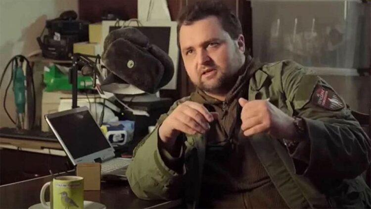 Ο Αντρέι Μορόζοφ, Ρώσος μπλόγκερ και υπέρμαχος του πολέμου στην Ουκρανία (πηγή: Voin Ros / YouTube)