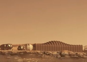 Ο βιότοπος στον οποίο θα ζουν οι επίδοξοι «Αρειανοί» ονομάζεται Mars Dune Alpha και είναι μια τρισδιάστατα εκτυπωμένη κατασκευή μέσα στο John Space Center στο Χιούστον του Τέξας (φωτ.: NASA)