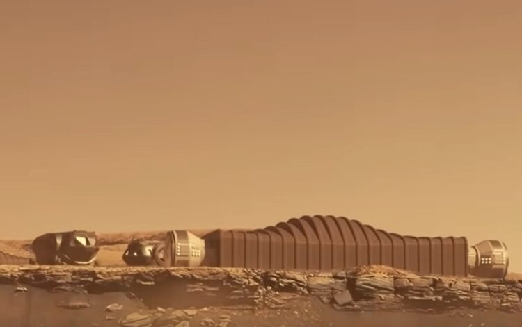 Ο βιότοπος στον οποίο θα ζουν οι επίδοξοι «Αρειανοί» ονομάζεται Mars Dune Alpha και είναι μια τρισδιάστατα εκτυπωμένη κατασκευή μέσα στο John Space Center στο Χιούστον του Τέξας (φωτ.: NASA)
