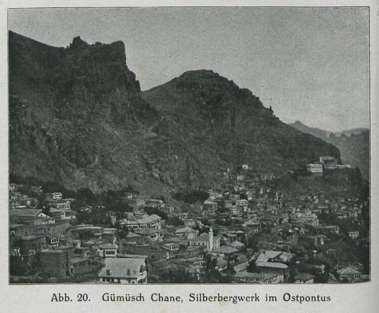 Άποψη της Αργυρούπολης του Πόντου, το 1919 (πηγή: tr.pinterest.com)