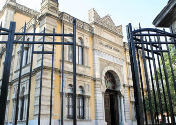 Το Γενί Τζαμί της Θεσσαλονίκης, πρώην αρχαιολογικό μουσείο (φωτ.: ΑΠΕ-ΜΠΕ / PIXEL  / Σωτήρης Μπαρμπαρούσης)