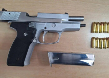 Το όπλο του 41χρονου που συνελήφθη (πηγή: ΕΛΑΣ)