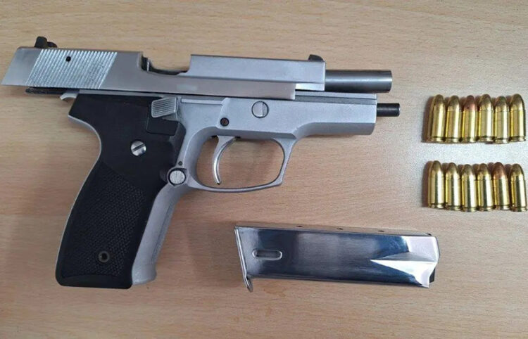 Το όπλο του 41χρονου που συνελήφθη (πηγή: ΕΛΑΣ)