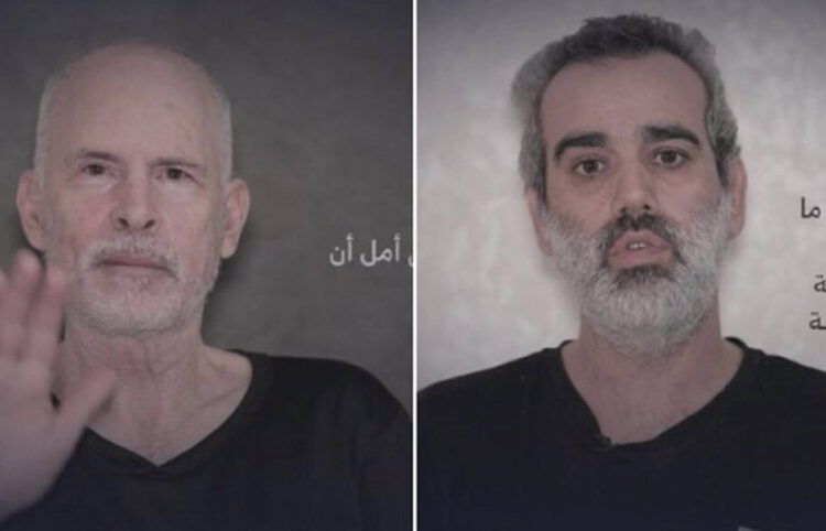 Οι δύο όμηροι της Χαμάς, ο 64χρονος Κιθ Σίγκελ και τον 47χρονος Όμρι Μιράν