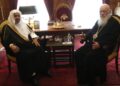 Συνάντηση του αρχιεπισκόπου Ιερώνυμου με τον γγ της της Παγκόσμιας Μουσουλμανικής Λίγκας Δρ. Mohammad bin Abdul Karim Al-Issa στην Αρχιεπισκοπή  Αθηνών (φωτ.: Αρχιεπισκοπή Αθηνών/Χρήστος Μπόνης)