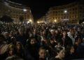 Συνάντηση Επιταφίων του Ιστορικού Κέντρου της Θεσσαλονίκης στη πλατεία Αριστοτέλους. Μεγάλη Παρασκευή 3 Μαϊου 2024 (Φωτ.: Eurokinissi/Ραφαήλ Γεωργιάδης)