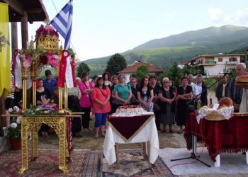Θυρανοίξια στο παρεκκλήσι της Αγίας Άννας & του Αγίου Ευγένιου του Τραπεζούντιου στο Ροδοχώρι