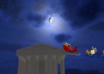 Βίντεο: Ο Άγιος Βασίλης περνάει πάνω από την Ελλάδα