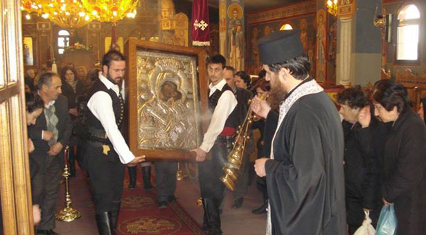 Οι Πόντιοι τίμησαν την Ιερή Εικόνα της Παναγίας Ζιδανιώτισσας