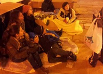 Θεσσαλονίκη: Συμπαράσταση στους άστεγους