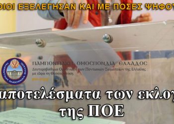 Τα αποτελέσματα των εκλογών της Παμποντιακής Ομοσπονδίας Ελλάδος!