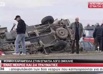 Βίντεο: Τραγικός ο απολογισμός από την καραμπόλα στην Ημαθία