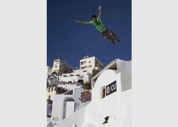 Ο πρωταθλητής του free running Δημήτρης Κυρσανίδης