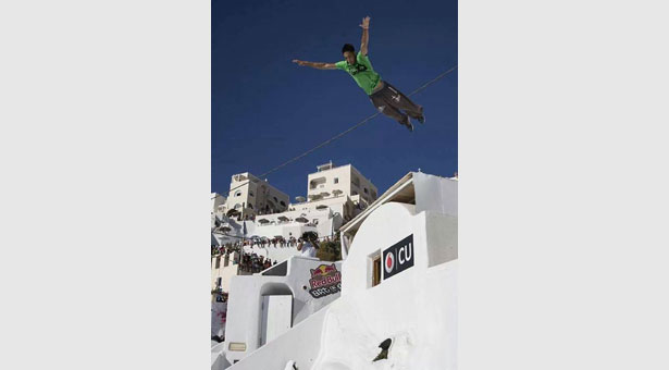 Ο πρωταθλητής του free running Δημήτρης Κυρσανίδης