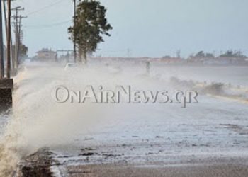 Εξαφανίστηκε ο δρόμος για την Τουρλίδα στο Μεσολόγγι. Βίντεο