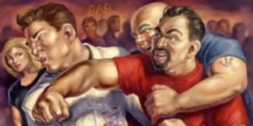 Πύργος: Οι δύο εραστές της, ήρθαν στα χέρια μπροστά στο σύζυγο