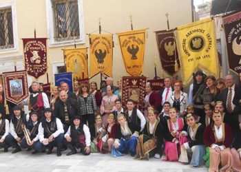 Η Εύξεινος Λέσχη Ποντίων Νάουσας τίμησε τον τελευταίο αυτοκράτορα της Τραπεζούντας