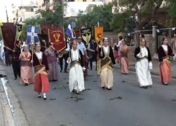 Η Υποδοχή της Ιεράς εικόνας της Παναγίας Σουμελά στην Νίκαια. Βίντεο