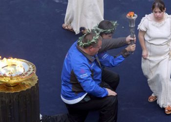 Η τελετή αφής της Ολυμπιακής Φλόγας στο Ζάππειο