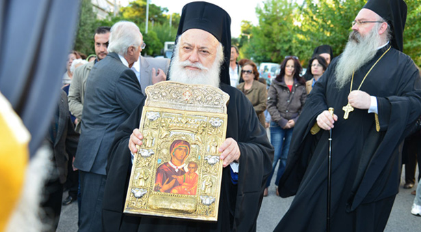 Εκπληκτικό βίντεο από την υποδοχή της Παναγίας Σουμελά στην Αργυρούπολη