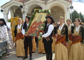 6 Οκτ 2013: Οι Πόντιοι Έδεσσας τιμούν τον Αγ. Θεόδωρο Γαβρά