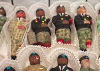 Νεκρούς σοκολατένιους στρατιώτες έστειλαν στον Ομπάμα