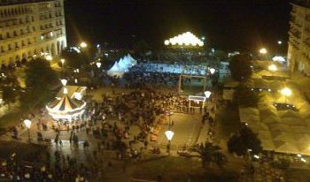 Χριστουγεννιάτικη ατμόσφαιρα στη Θεσσαλονίκη