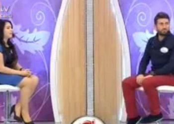 Δείτε τι έπαθε μια Τουρκάλα που βγήκε με κοντή φούστα στην τηλεόραση!