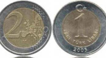 Η τουρκική λίρα και τα 2 ευρώ