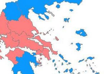 Ο χάρτης με τις περιφέρειες, το «χρώμα» της Ελλάδας μετά τις εκλογές
