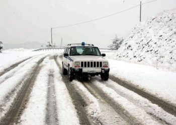 Πού χρειάζονται αλυσίδες λόγω χιονοπτώσεων
