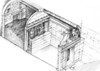 Μπήκαν στον τρίτο θάλαμο της Αμφίπολης – Νέες φωτογραφίες