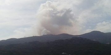 Μεγάλη πυρκαγιά στην Άνδρο