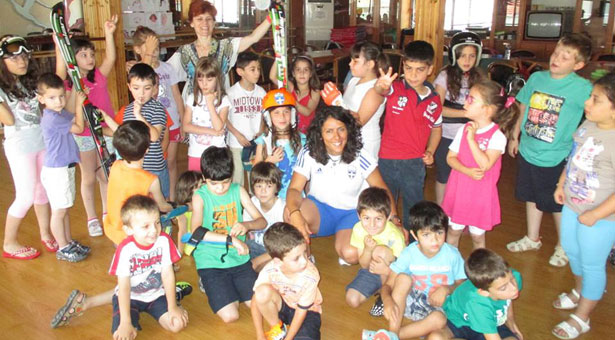 Μάθημα σκι στην καρδιά του καλοκαιριού από την Εύξεινο Λέσχη Νάουσας!