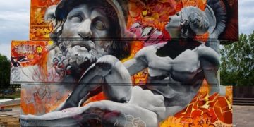 Ισπανοί γκραφιτάδες εμπνέονται από τους αρχαίους Έλληνες θεούς (φωτογραφίες)