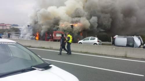 Εγνατία: Τέσσερις νεκροί σε καραμπόλα με 35 αυτοκίνητα και νταλίκες – Οι νεότερες πληροφορίες